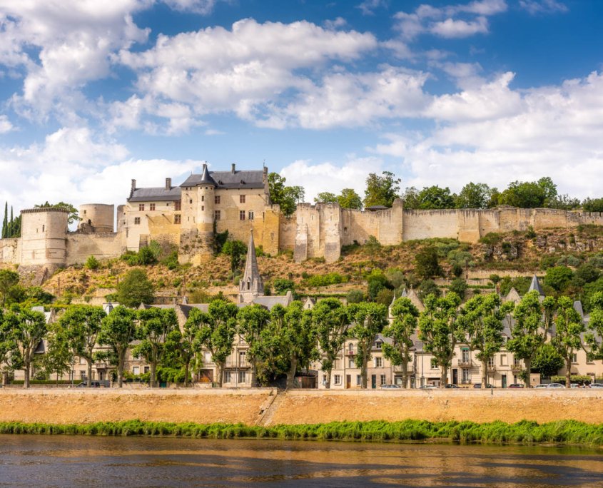 France Trip Secrets - Chinon town and fortress in the Loire Valley - ©ADT Touraine - JC Coutand